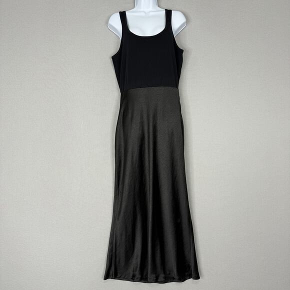 mare mare Dresses & Skirts - Mare Mare Anthropologie Knit Slip Twofer Tank Dress Womens Medium Black Party